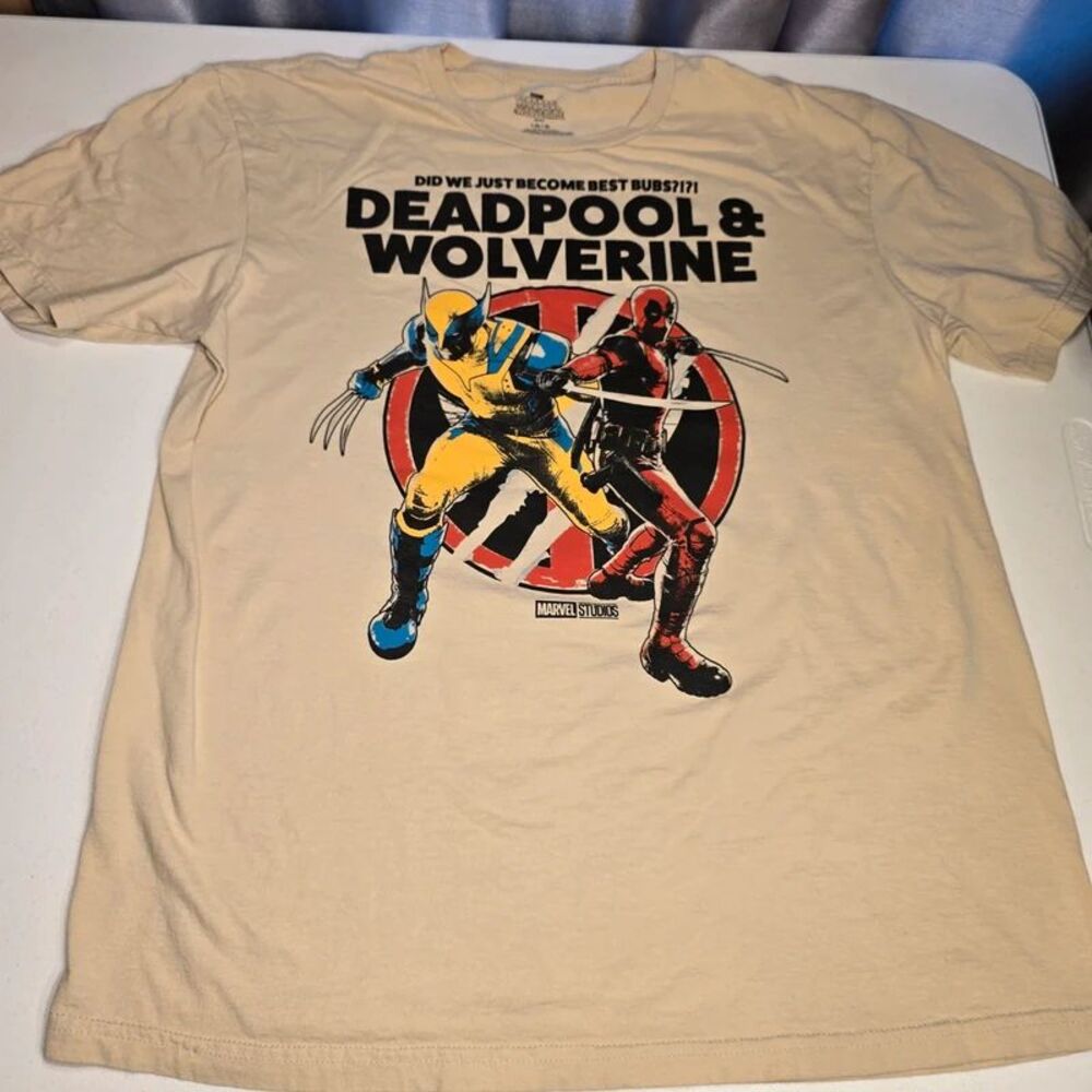 Marvel Deadpool & Wolverine short sleeve t shirt adult Large